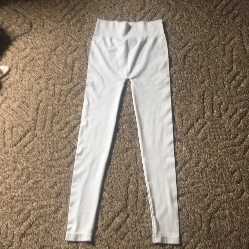 white leggings